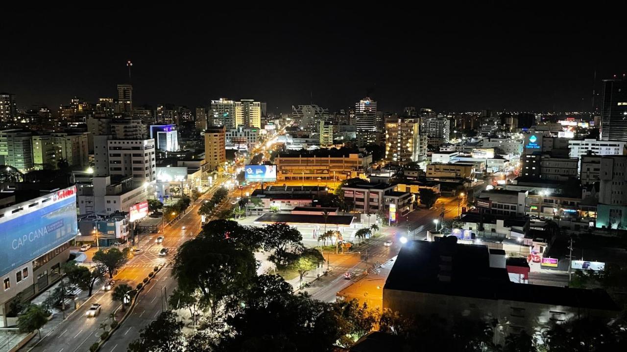N1401 Espectacular Vista Downtown Santo Domingo Rd Lägenhet Exteriör bild