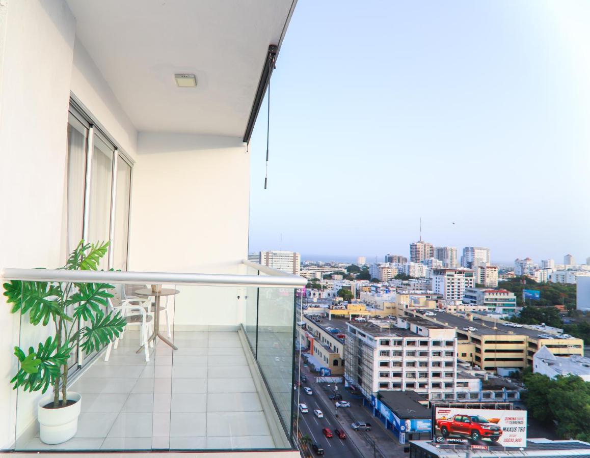N1401 Espectacular Vista Downtown Santo Domingo Rd Lägenhet Exteriör bild